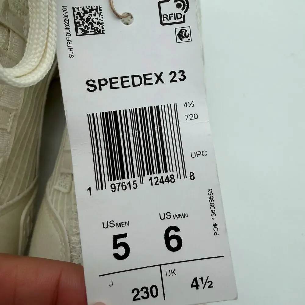 Adidas Speedex 23 Boxing Shoes Off White Tan JH8822 Mens 5 Womens 6 NWOB